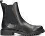 Tamaris leren chelsea boots zwart - Thumbnail 1