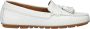 Tamaris Witte leren instap loafers voor dames White Dames - Thumbnail 1