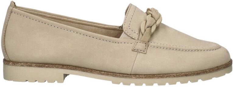 Tamaris nubuck loafers beige