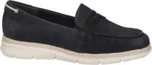 Tamaris nubuck loafers donkerblauw