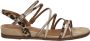 Tamaris sandalen beige goud - Thumbnail 1