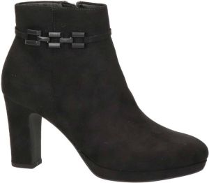 Tamaris suede enkellaarzen zwart