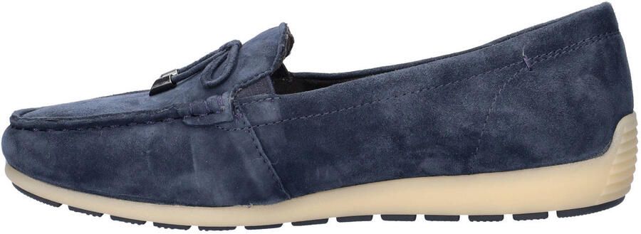 Tamaris comfort suède mocassins blauw - Foto 2