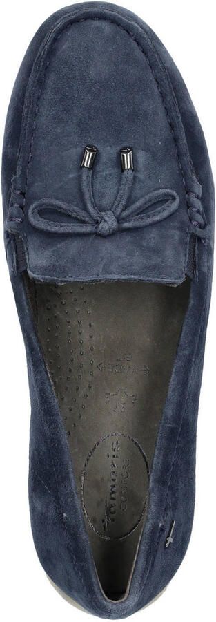 Tamaris comfort suède mocassins blauw - Foto 3