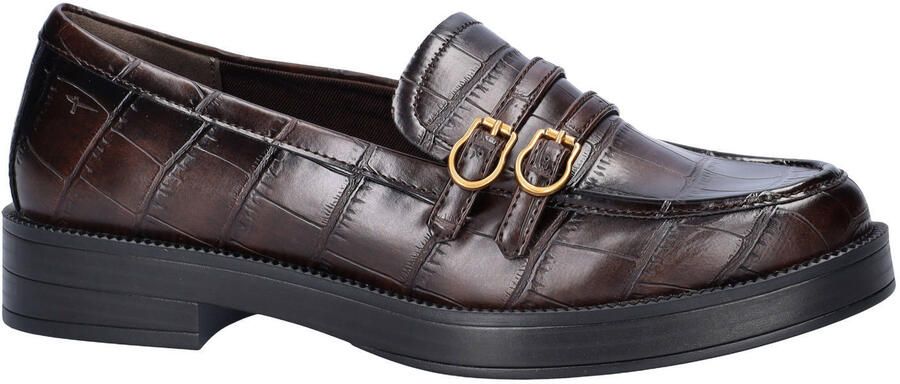 Tamaris lakleren loafers donkerbruin - Foto 2