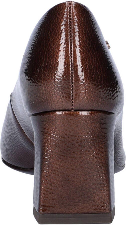 Tamaris lakleren pumps met hak bruin - Foto 2