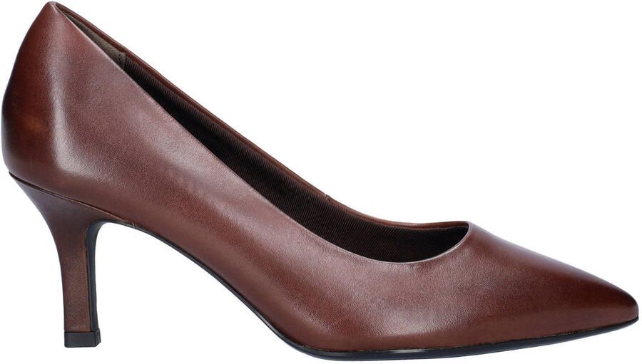 Tamaris leren pumps bruin