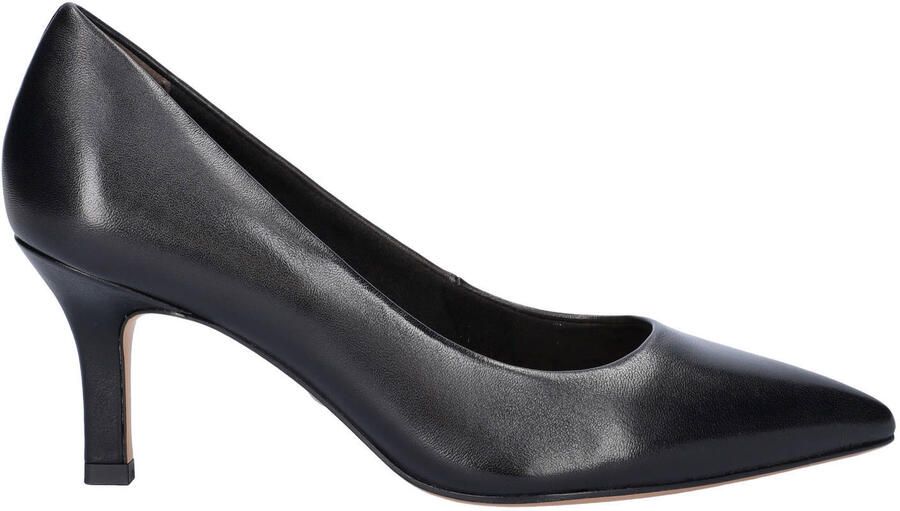 Tamaris leren pumps zwart
