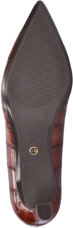 Tamaris pumps met dierenprint cognac - Foto 3