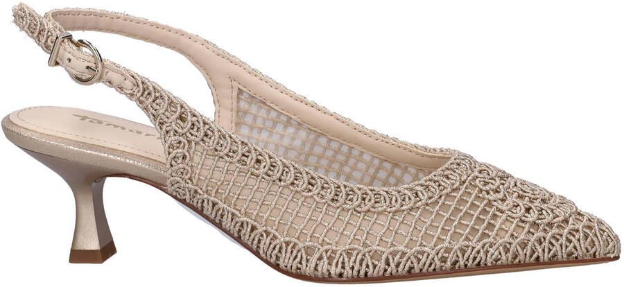 Tamaris slingback pumps goud - Foto 2