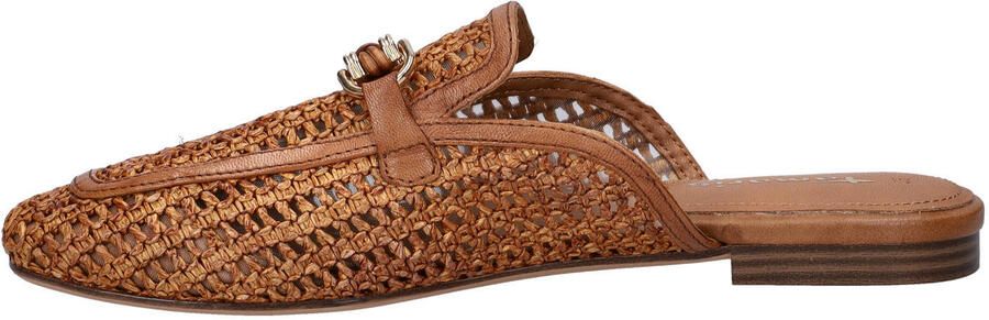 Tamaris slippers met siergesp cognac - Foto 2
