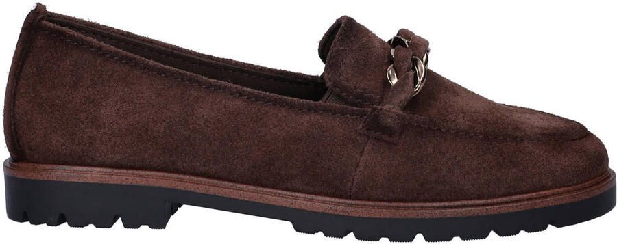 Tamaris suède loafers bruin