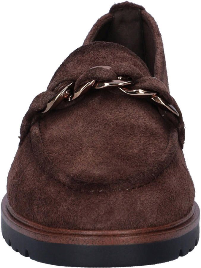 Tamaris suède loafers bruin