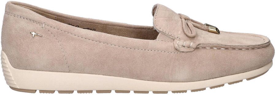 Tamaris suède mocassins beige