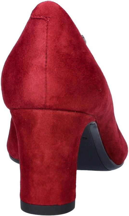 Tamaris suède pumps met hak rood - Foto 2