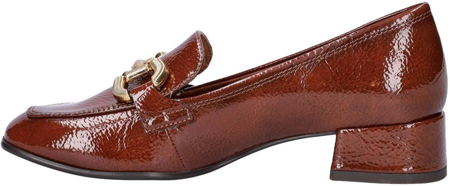 Tamaris Trotteur lakleren loafers cognac - Foto 3