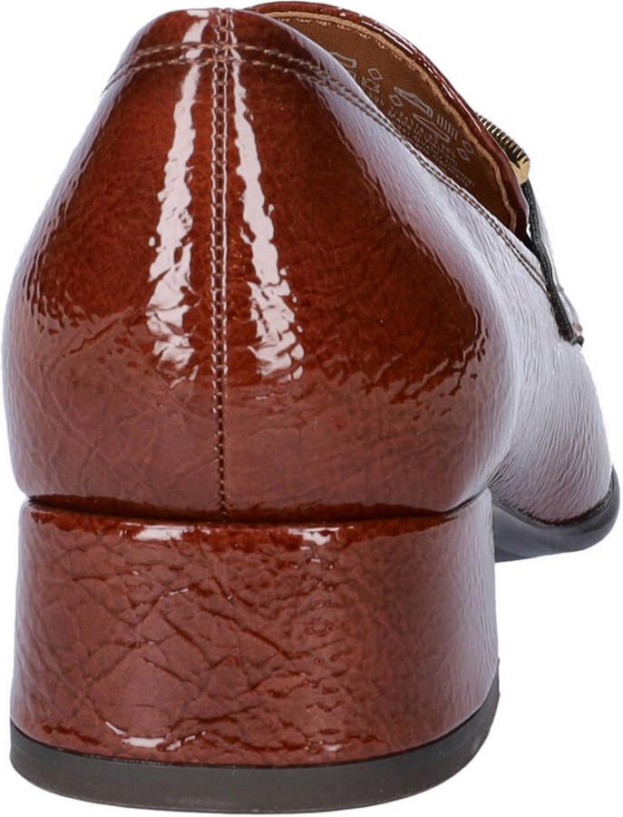 Tamaris Trotteur lakleren loafers cognac - Foto 2
