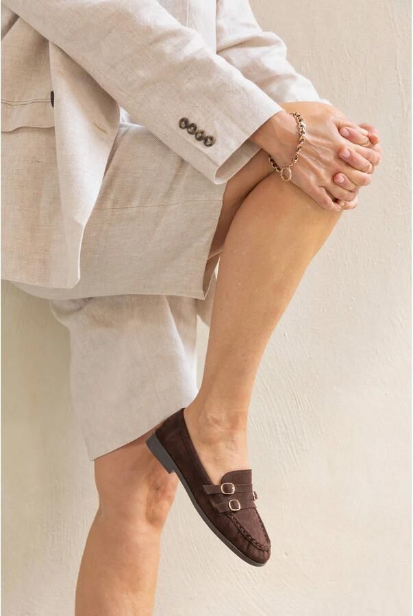 Tango Anica 3-b suède loafers bruin - Foto 3
