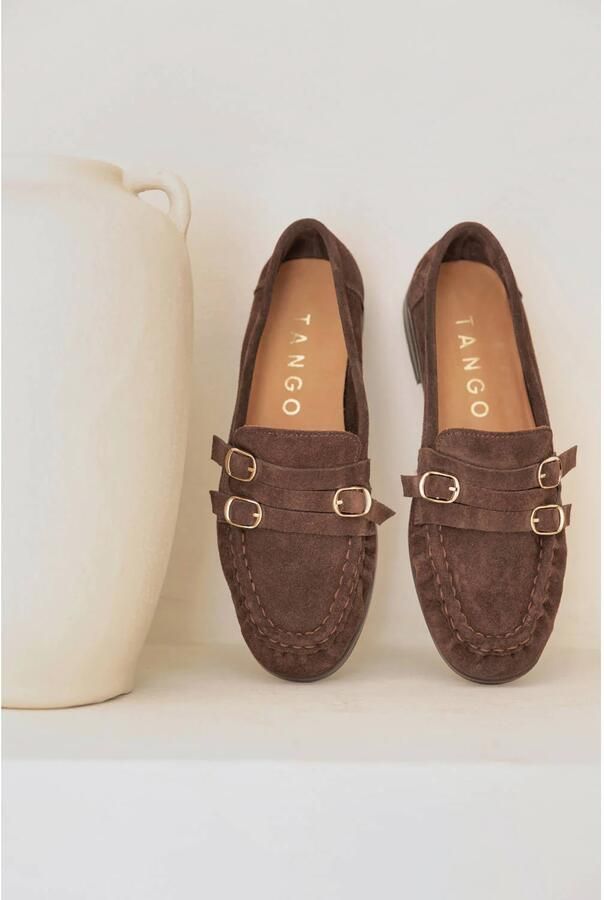 Tango Anica 3-b suède loafers bruin - Foto 2
