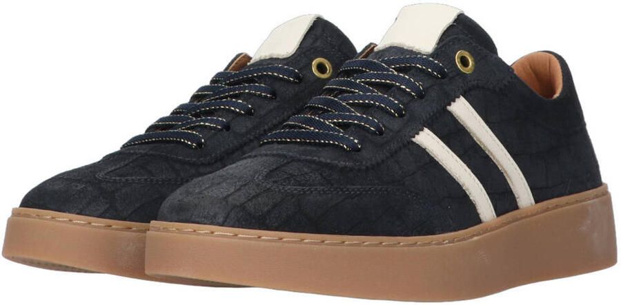 Tango Nynke 1-at suède sneakers donkerblauw - Foto 2