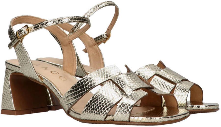 Tango Katya 8 g leren sandalettes goud - Foto 3