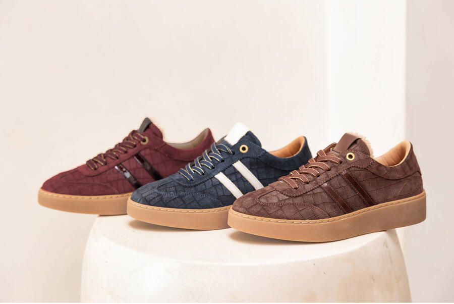 Tango Nynke 1-ao suède sneakers donkerbruin - Foto 3