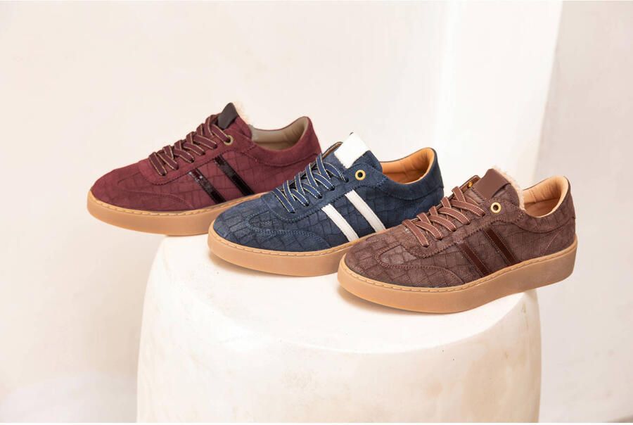 Tango Nynke 1-ao suède sneakers donkerbruin - Foto 2