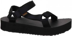 Teva K Midform Universal plateau sandalen zwart