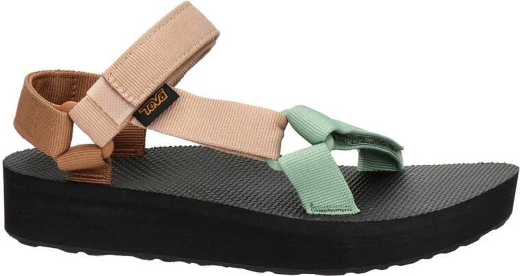 Teva Midform Universal sandalen beige lichtgroen