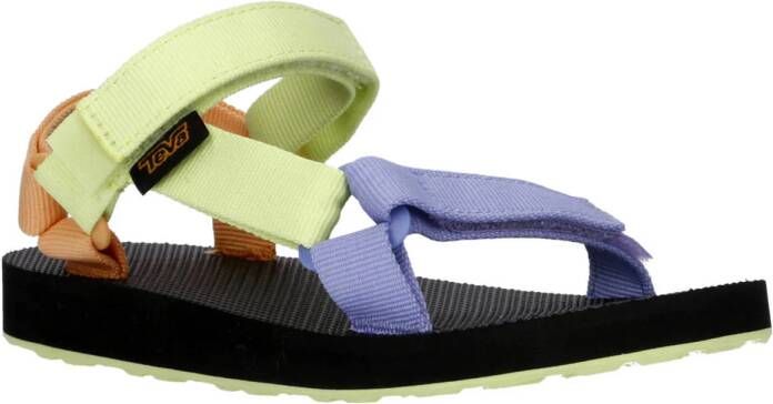 Teva Original Universal sandalen lila geel oranje Meisjes Textiel Meerkleurig 33 34