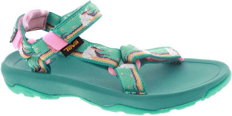 Teva Peuter kleuter sandalen turquoise Blauw Polyester All over print 24 25 - Foto 3
