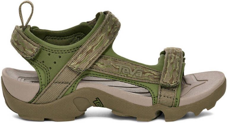 Teva Tanza sandalen groen