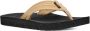 Teva M REFLIP CANVAS Heren Slippers Zwart Beige - Thumbnail 1