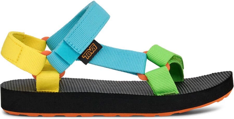 Teva sandalen blauw geel groen