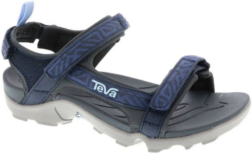 Teva Kleuter schoolkind sandalen donkerblauw Jongens Synthetisch Logo 33 34