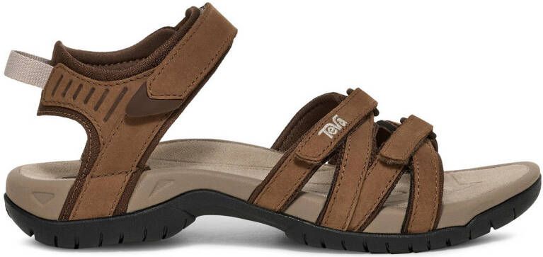 Teva Tirra Leather Sandaal Dames Bruin