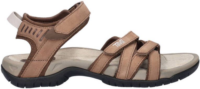 Teva Tirra nubuck sandalen taupe