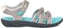 Teva Tirra sandalen grijs turquoise - Thumbnail 1