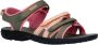 Teva Tirra sandalen olijfroen zalm Groen Meisjes Textiel Meerkleurig 38 39 - Thumbnail 11