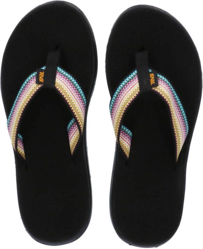 Teva W VOYA FLIP ANTIGUOUS BLACK MULTI Dames Slippers ANTIGUOUS BLACK MULTI