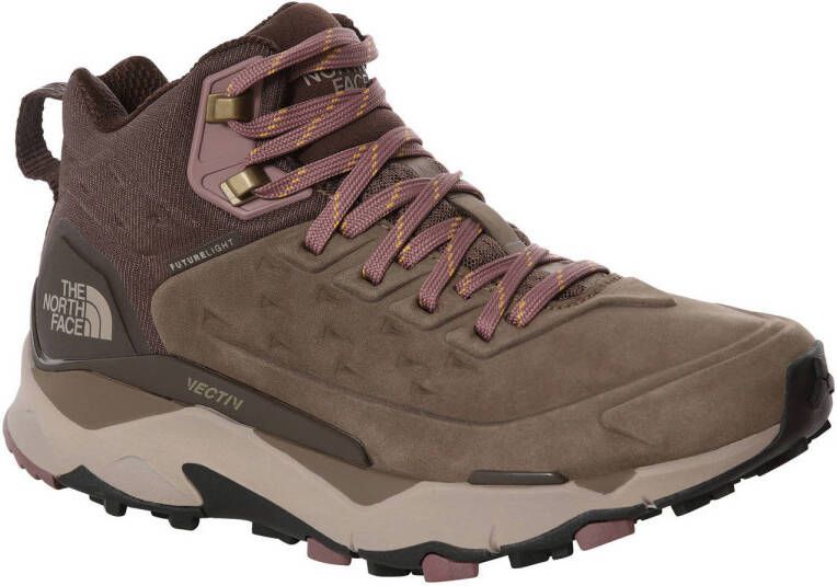 The North Face Vectiv Exploris Mid FuturLight wandelschoenen bruin donkerbruin