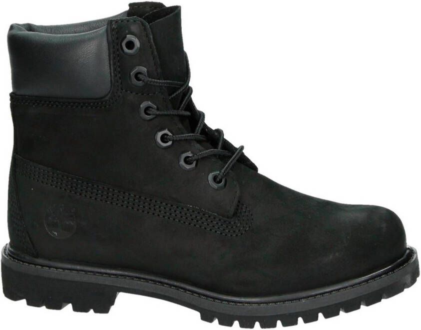 Timberland 6 Inch Classic nubuck veterboots zwart