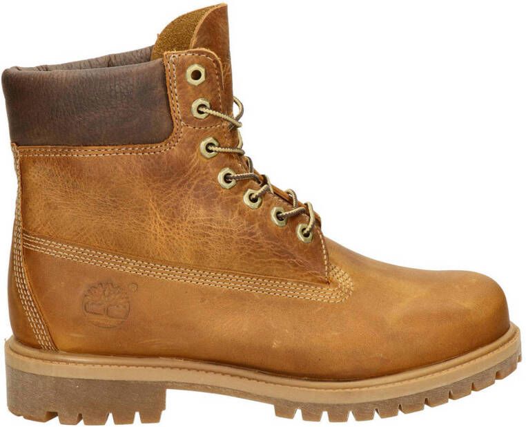 Timberland Anniversary leren veterboots cognac