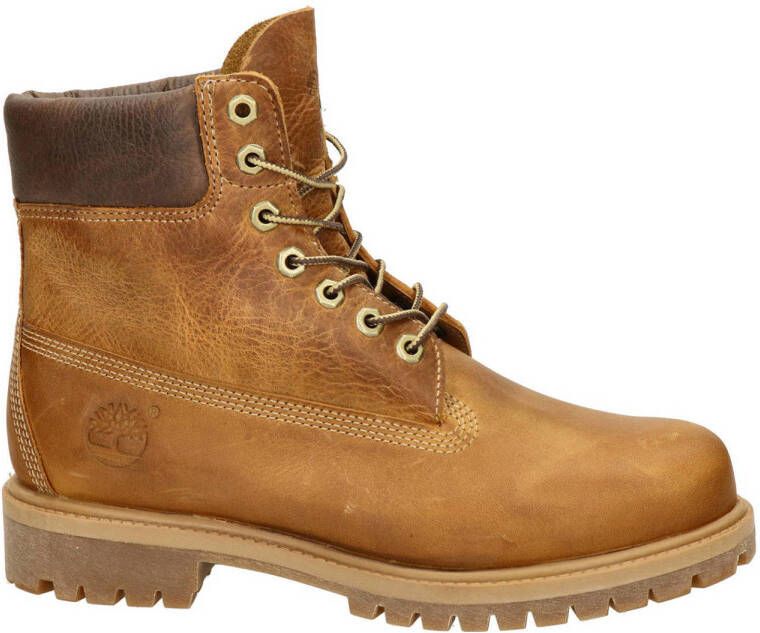 Timberland Anniversary leren veterboots cognac - Schoenen.nl