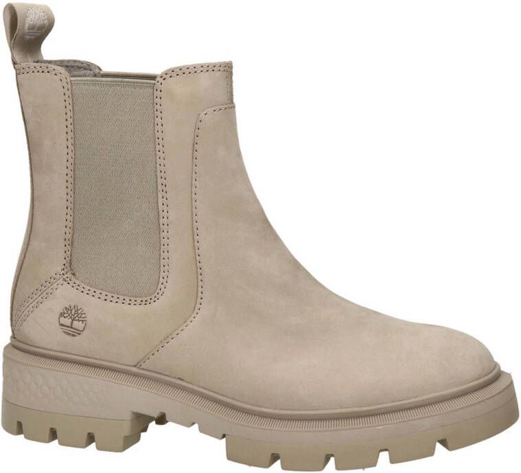 Timberland Cortina Valley leren chelsea boots beige