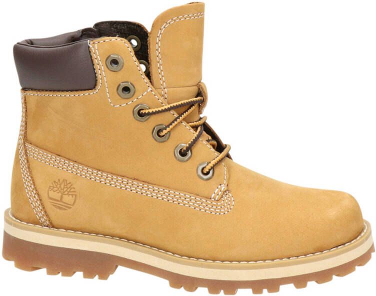 Timberland Courma Kid nubuck veterboots camel Bruin Effen 31