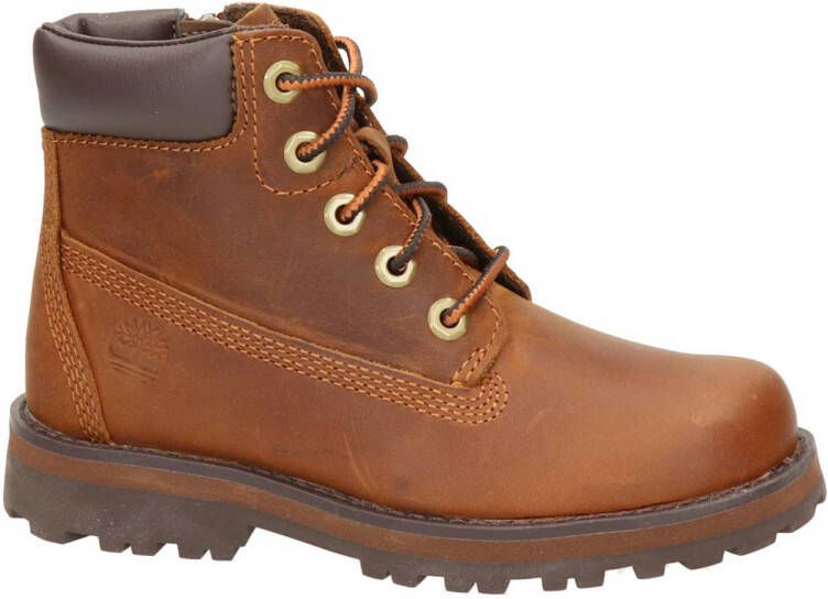 Timberland Courma Kid nubuck veterboots cognac Bruin Effen 33