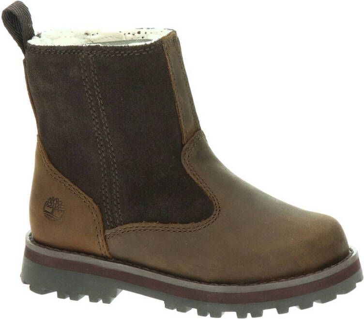 Timberland Courma Kid nubuck enkelboots bruin Effen 40