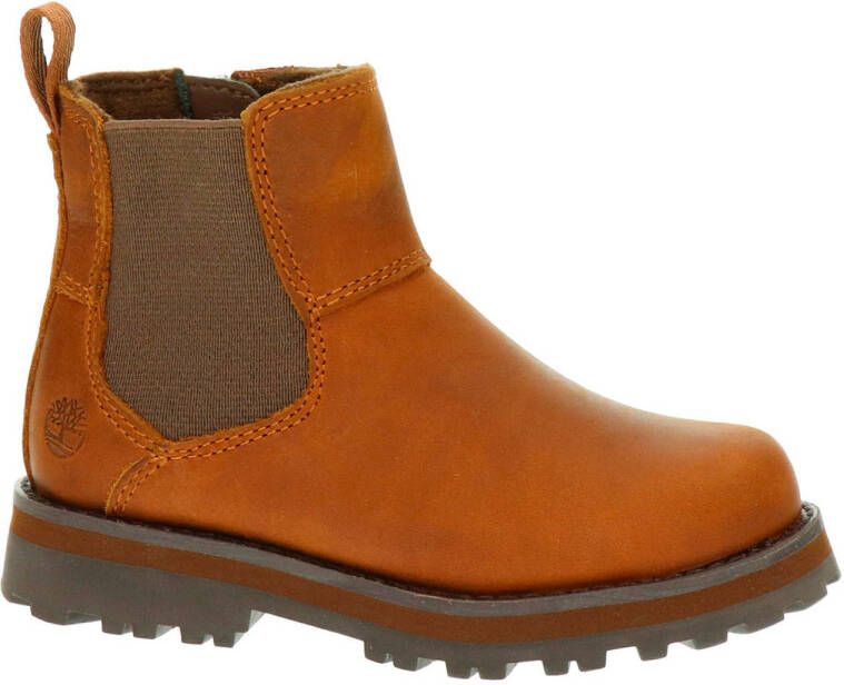 Timberland Courma Kid nubuck enkelboots cognac Bruin Effen 38