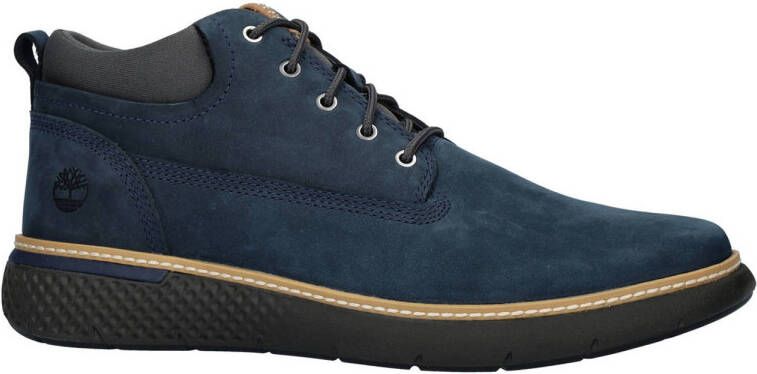 Timberland Cross Mark PT Chukka nubuck veterboots donkerblauw